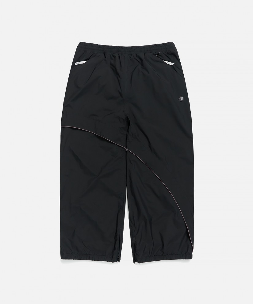 Curved Flap Pants (Black)