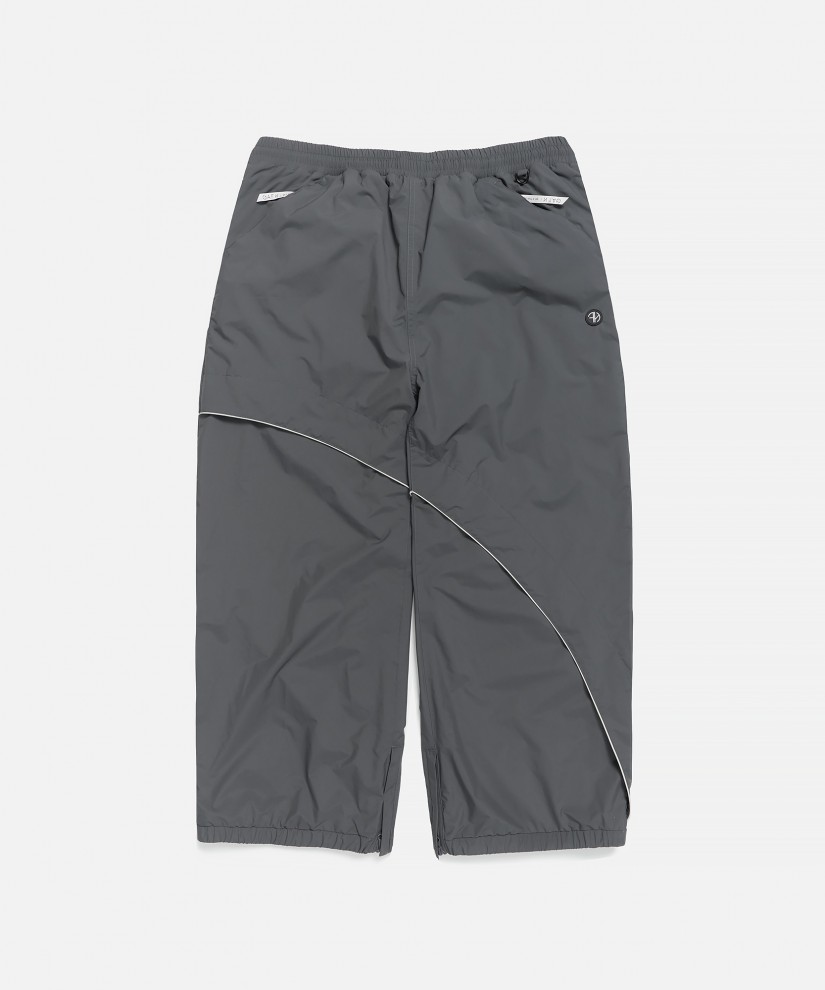 Curved Flap Pants (Steel Grey)