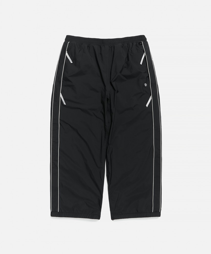 Side Flap Piping Pants (Black)