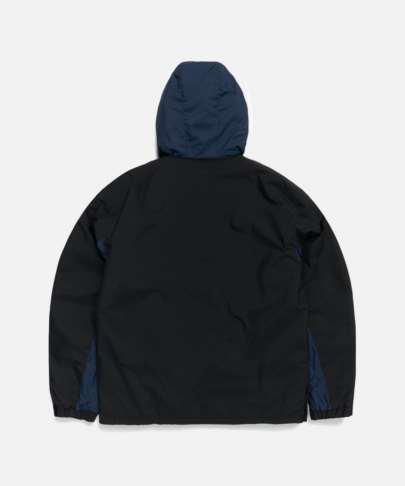 Layered Hood Pullover (Black)