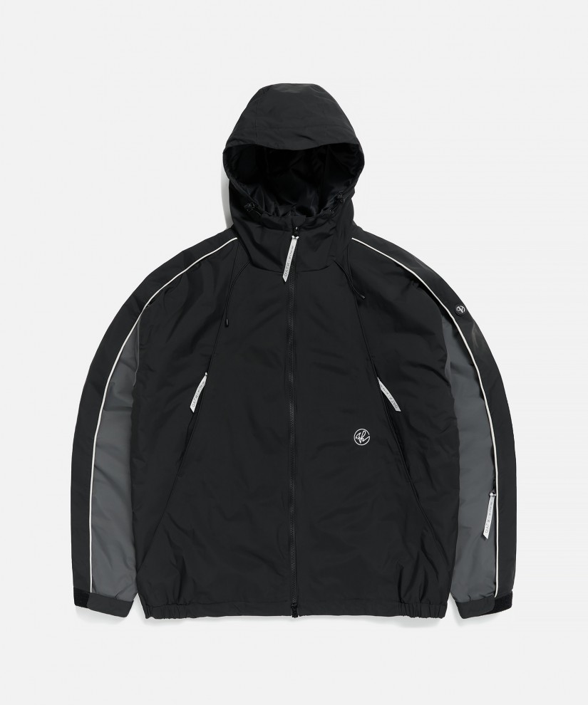 Side-Sleeve Flap Jacket (Black)