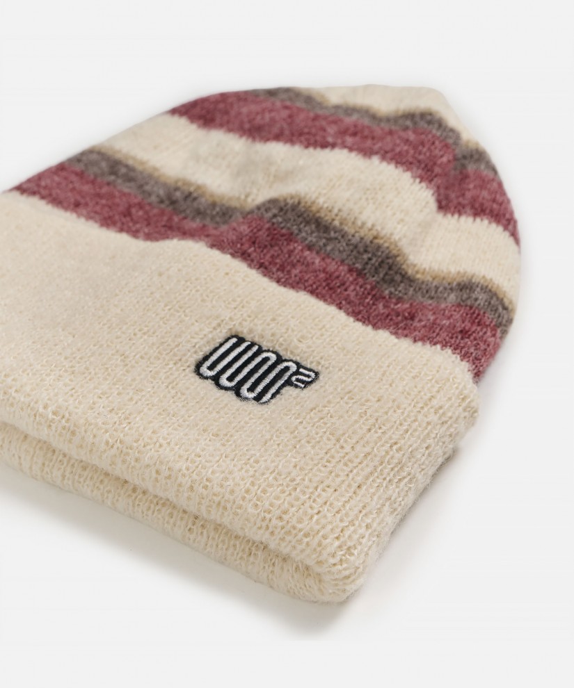 Stripe Beanie (Beige)