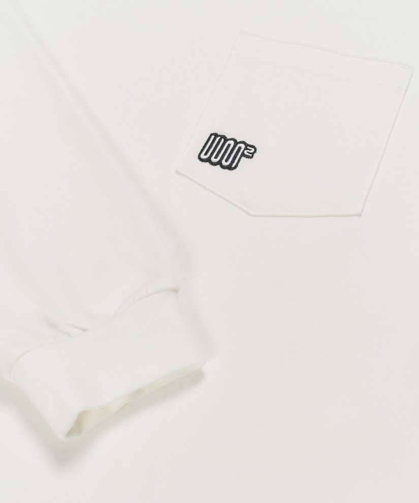 Clean Patch-Pocket L/S (White)