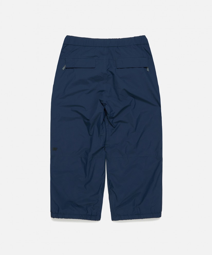 Deep-Pleated Pants [Loose-Fit] (Navy)