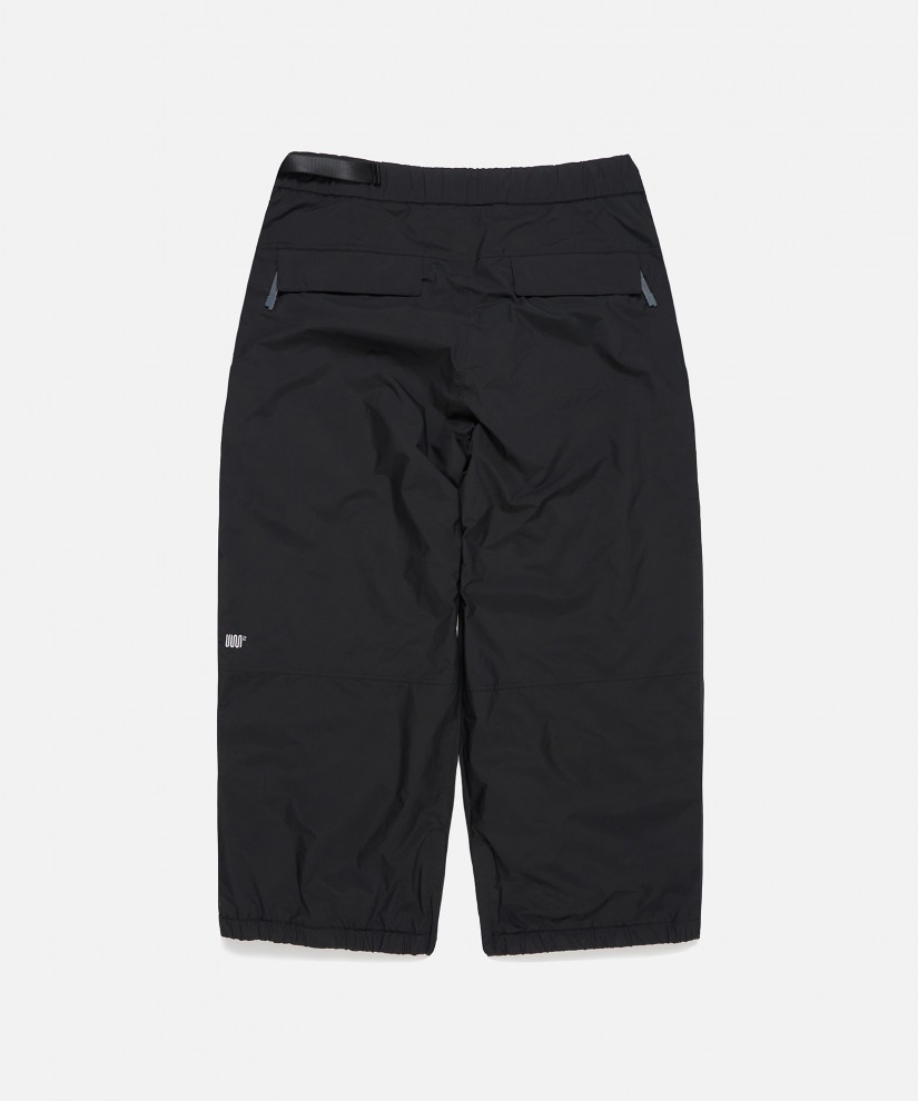 Deep-Pleated Pants [Loose-Fit] (Black)