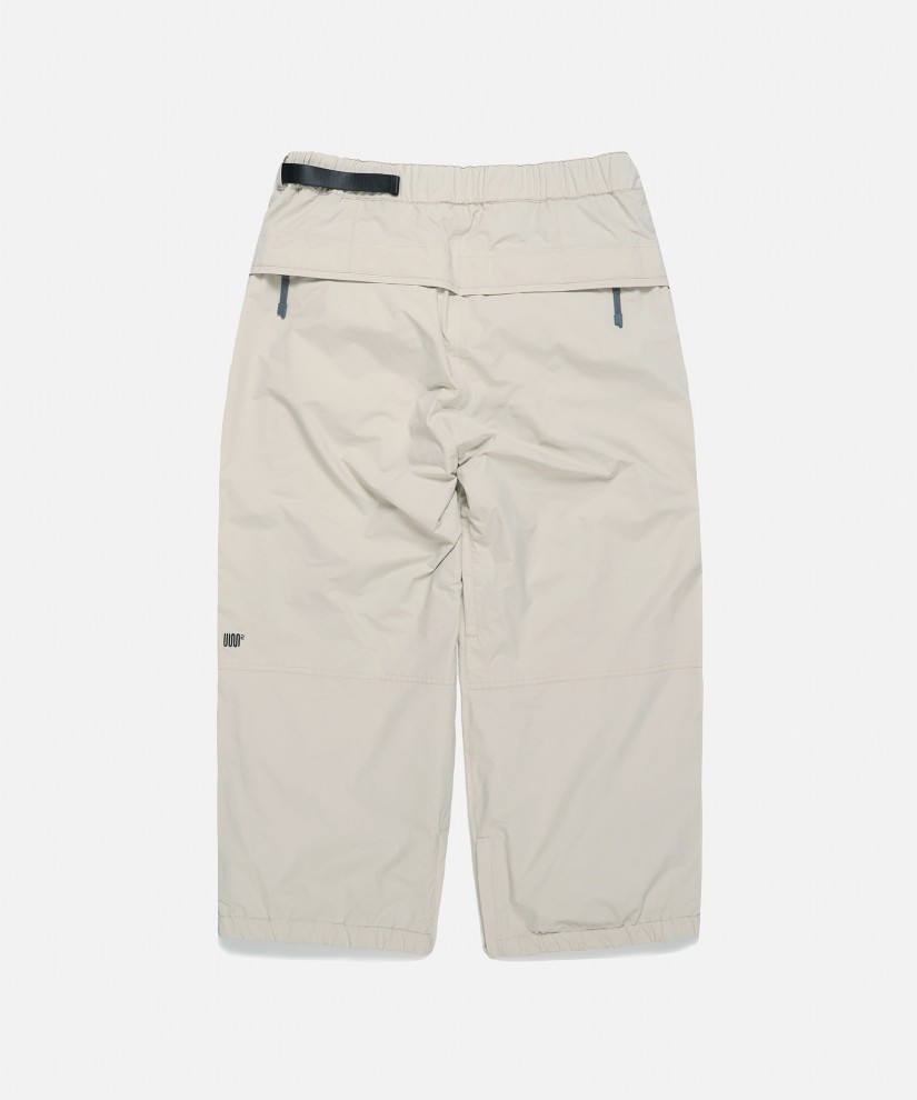 Double Line Pants [Loose-Fit] (White Grey)