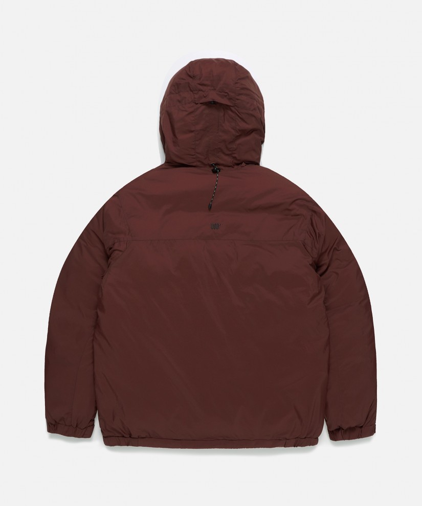 Concealed Zipper W-Puffer (Burgundy)